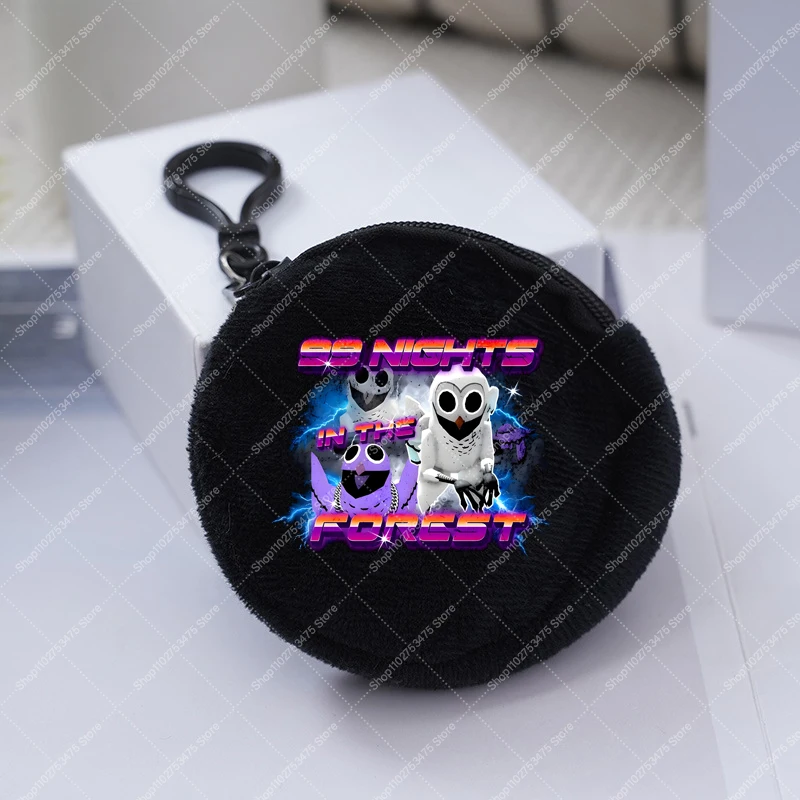 Game 99 Nights in The Forest Anime Plush Wallet Children Cartoon Coin Purse Boy Storage Pouch Accessories Money Bag Xmas Gifts