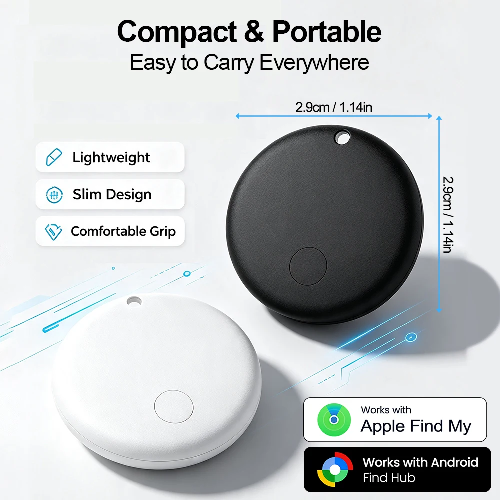 Smart Tag Bluetooth Tracker Key Finder Item Locator Anti Lost Alarm for Keys Wallet Luggage Bags Pets for Android & iOS System