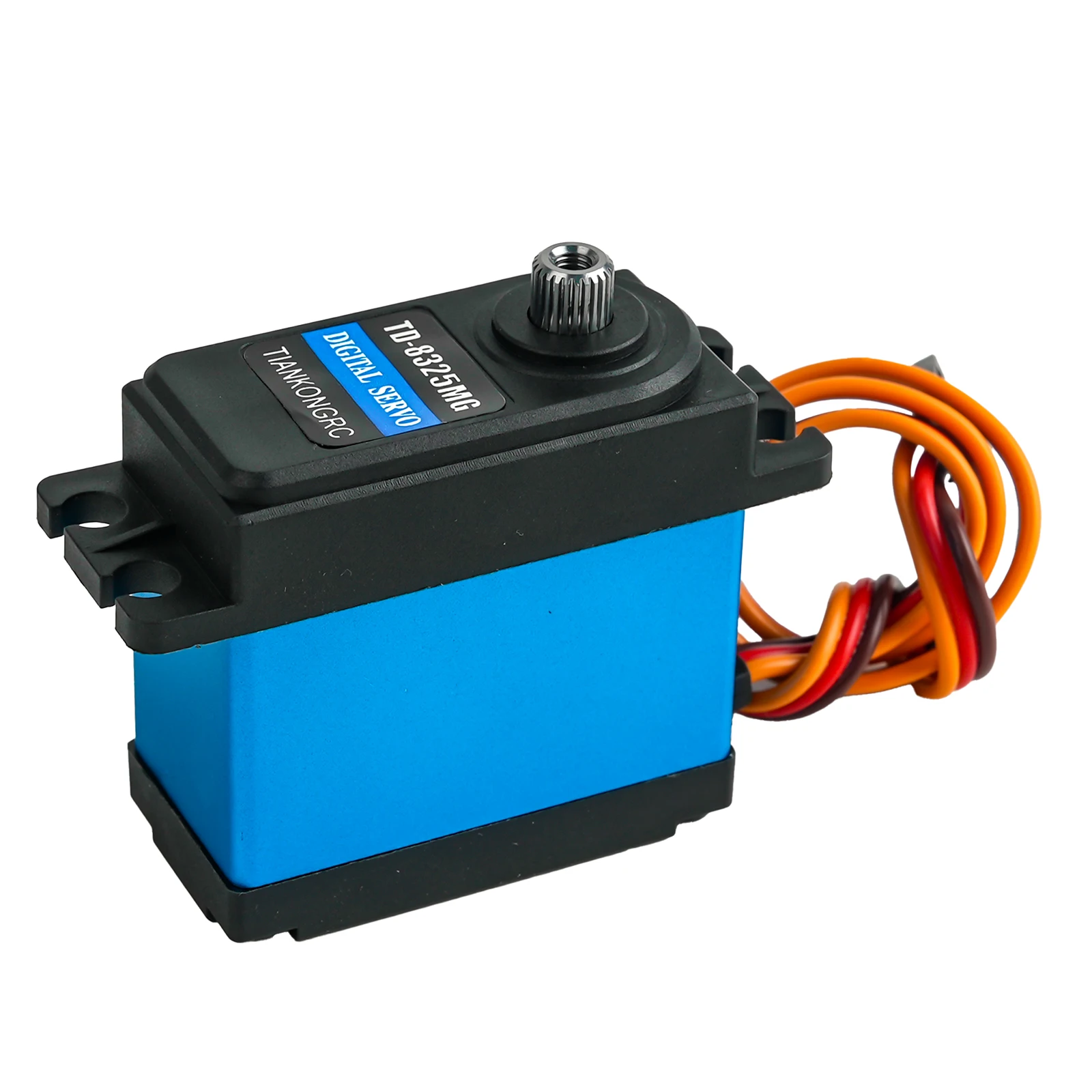 25kg Torque Digital Servo 180 Degree Angle 4.8V-8.4V Carbon Brush Motor RC Model Car Crawler Robot Arm