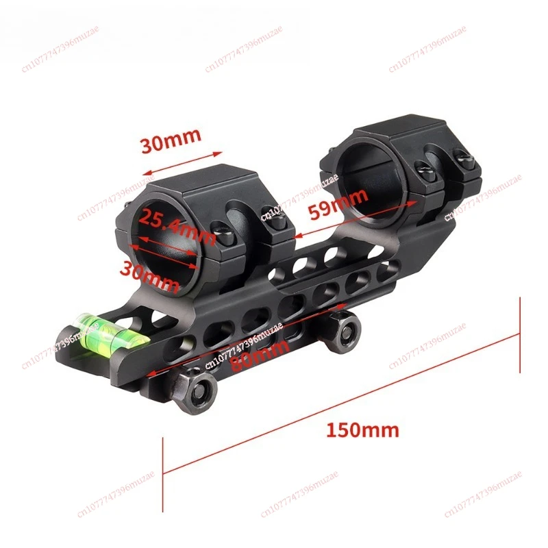 25,4/30 mm niveaubeugel, niveau uit één stuk pijpklem richtbeugel, niveau zaklampbeugel