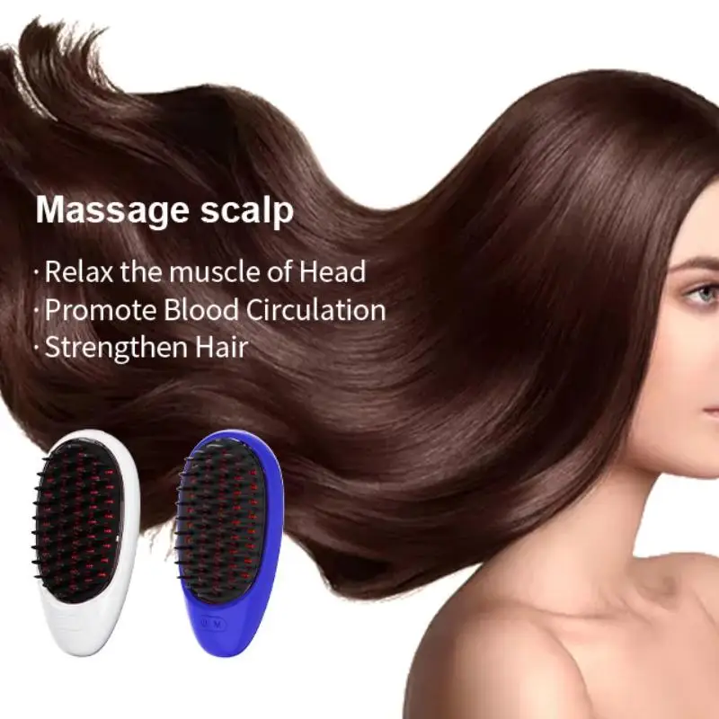New Portable Electric Massage Comb, Vibration Scalp Massager Brush, Straight Hair Comb, Perfect Gift for Best Friends