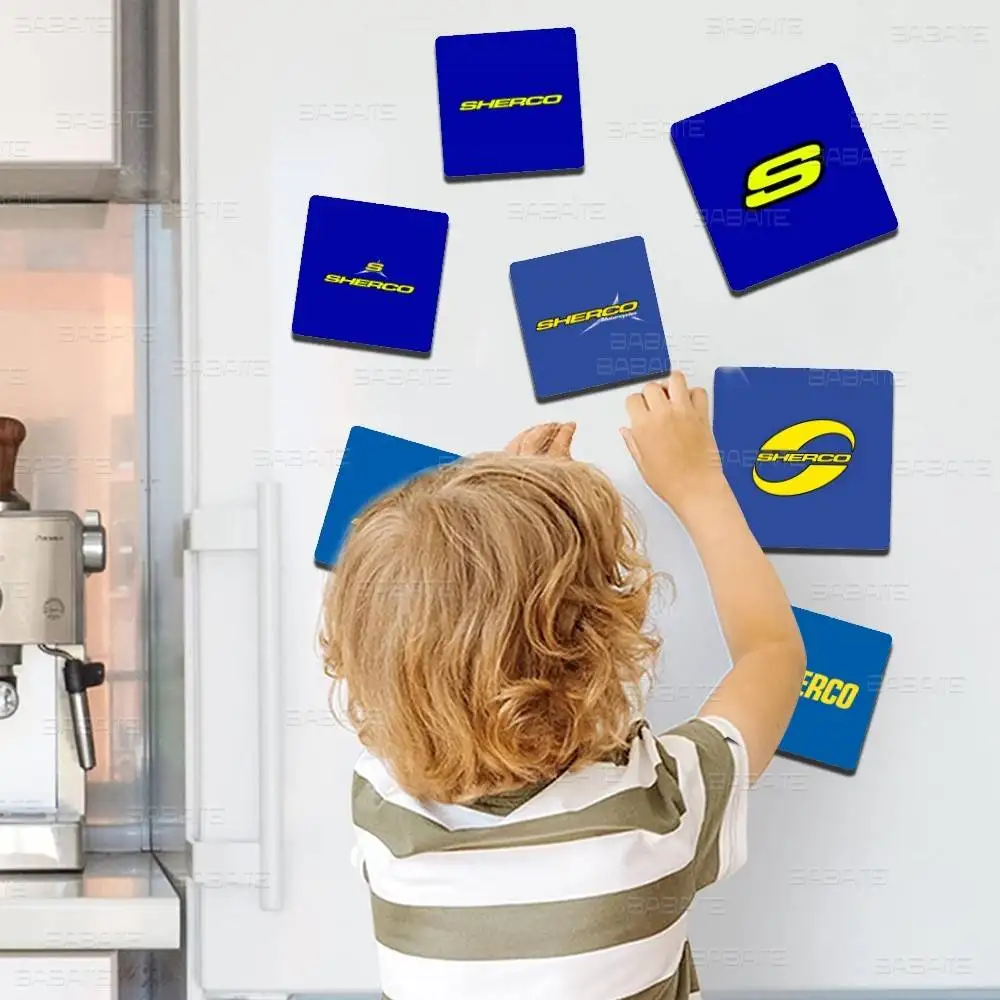 S-Sherco LOGO Magnet Products Personalized Sublimation Fridge Refrigerator Magnets for Kitchen