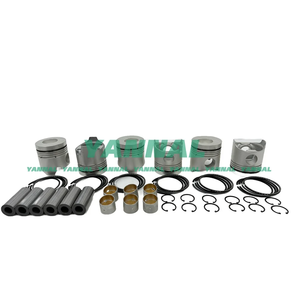 H06C Piston With Piston Rings For Hino Engine Parts