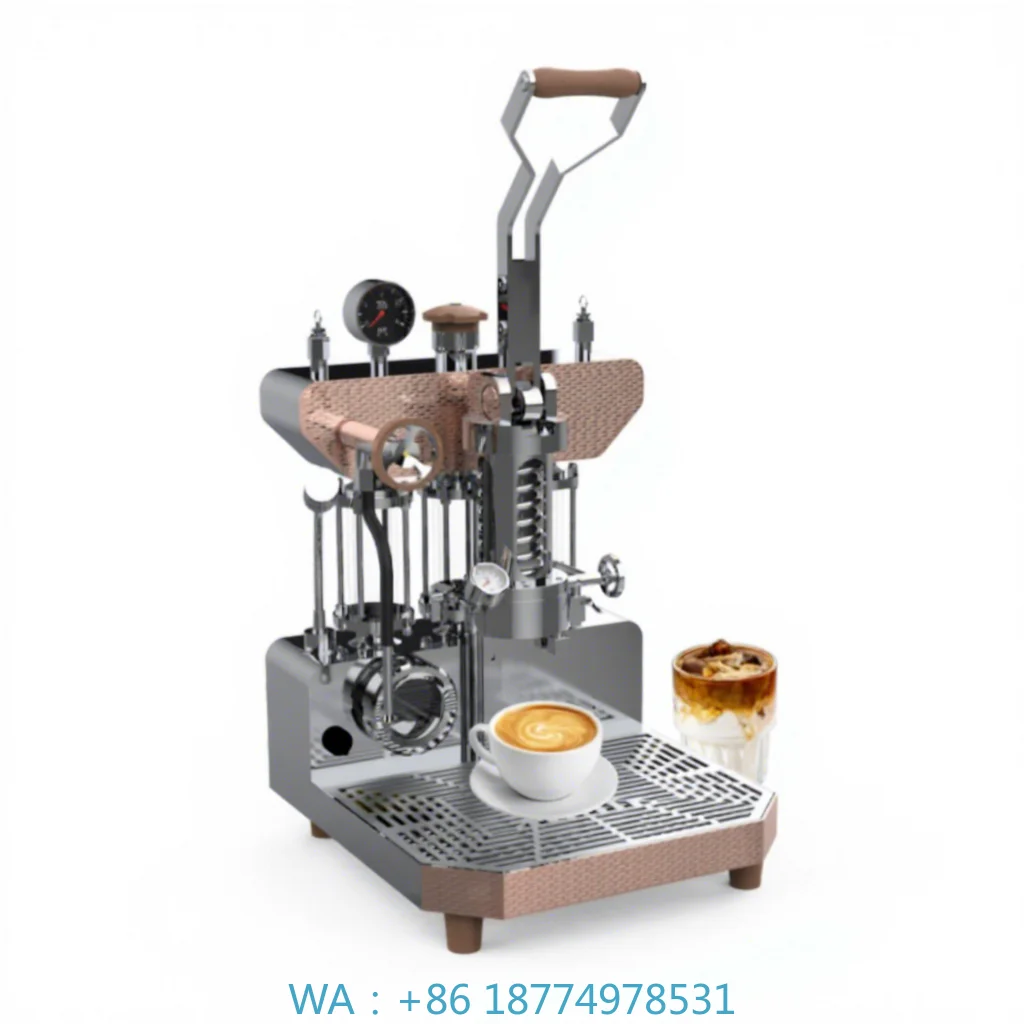 Pressure Gauge Espresso - Italian Style Hand Press Espresso Maker,
