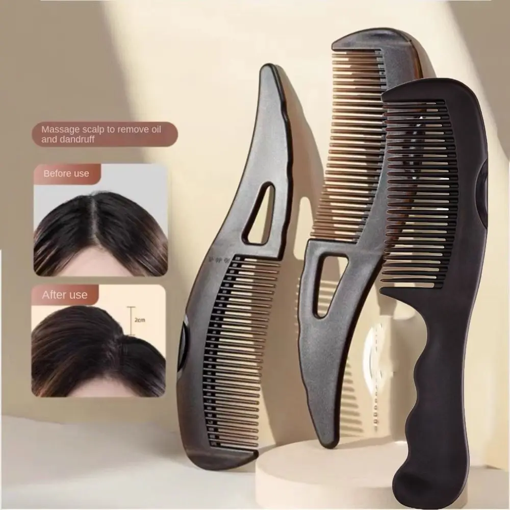 Portable Hollow Anti-Dandruff Massage Comb Anti-Static Anti Tangling Parting Comb Styling Tool Hair Health Care