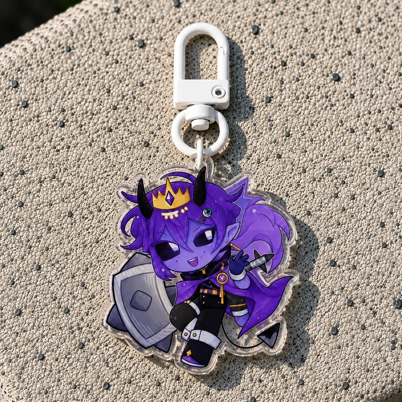 Unstable Universe Quartet Acrylic Keychain ParrotX2 FlameFrags