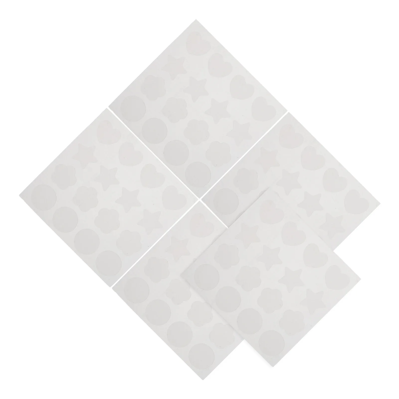 

5 листов наклеек для УФ-детекции, меняющих цвет, с напоминанием о защите от солнца, в форме сердца, звезды, цветка, для плавания, пляжа, вечеринки на Гавайях