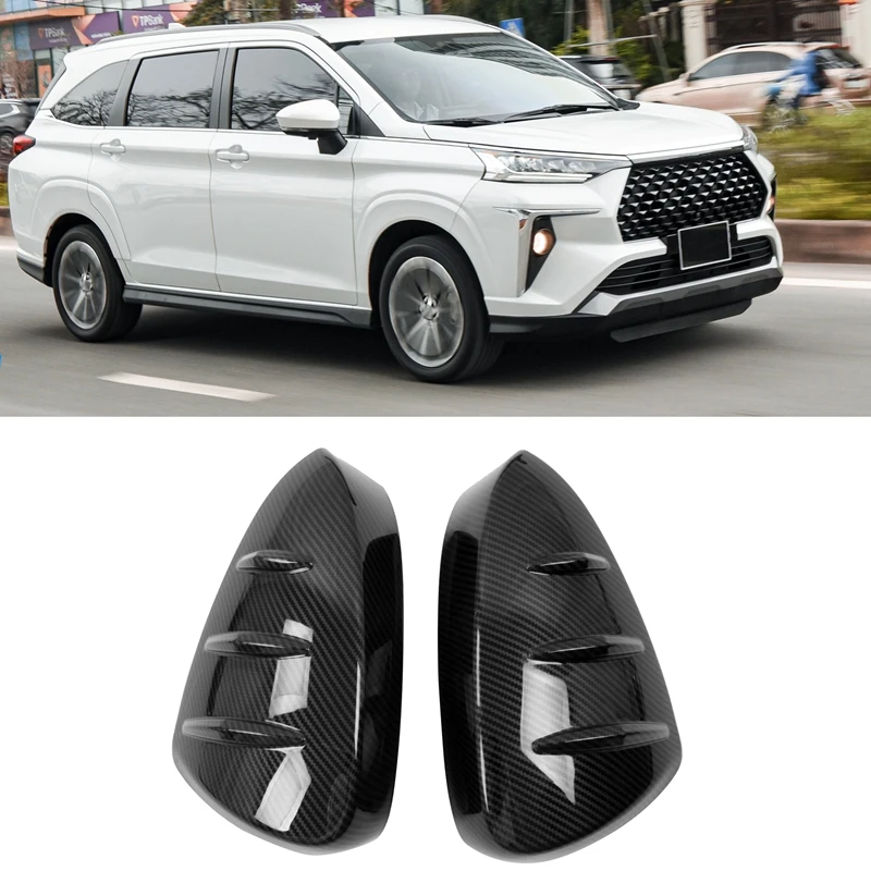 Car Rearview Mirror Covers Side Wing Mirror Caps for Toyota Avanza Premio Veloz Cross 2022+