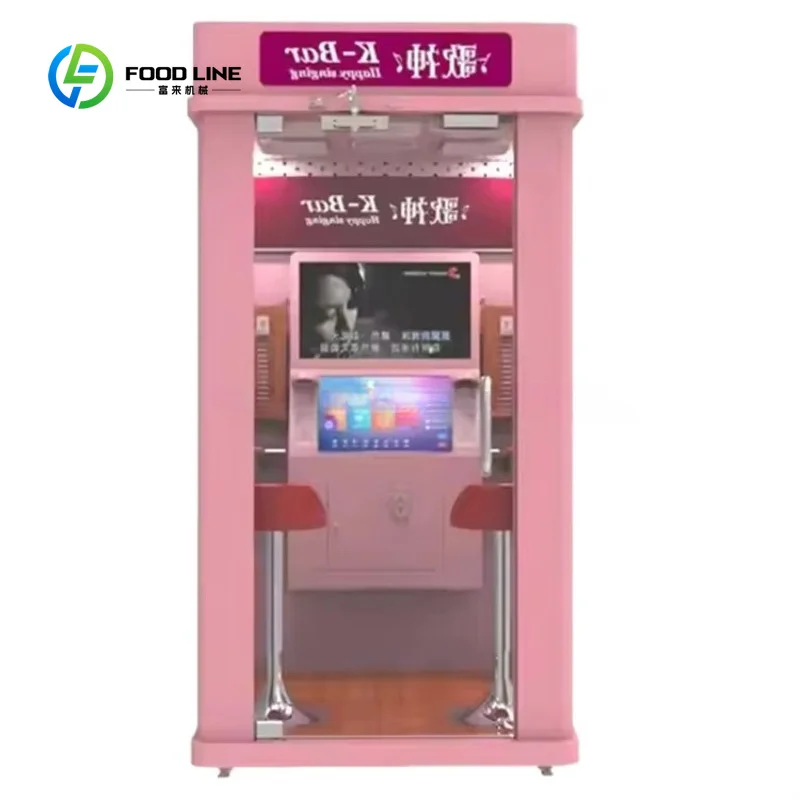 Customized Shopping Mall Jukebox Karaoke Machine Coin Operated KTV for Bars Made of Durable  English Language Support