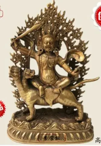 

Bronze home decoration Brass Tibet Brass Buddhism Laksmi Palden Lhamo Deity Boddhisattva Dharmapalas Statue