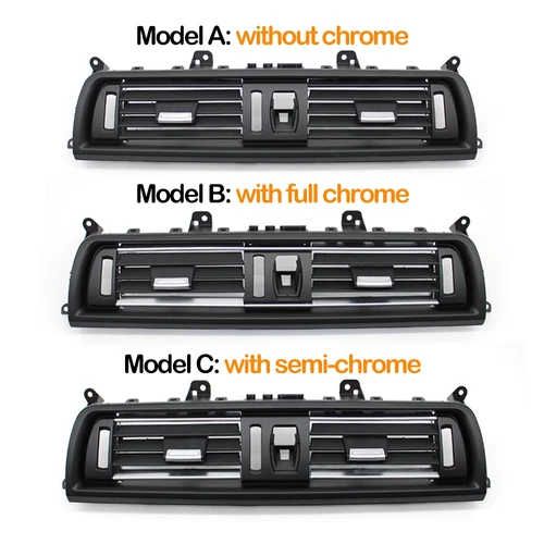 Imagen 2 del producto Rejilla Central para consola delantera, rejilla de ventilación para aire acondicionado de CA para BMW F10 F11 520i 523i 525i 528i 535i 64229166885 64229209136
