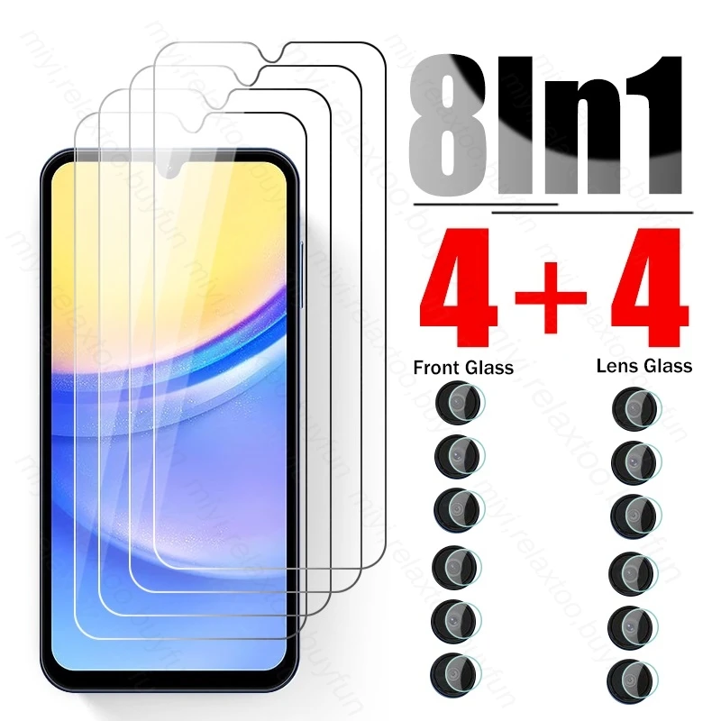 8To1 Camera Protective Glass For Samsung Galaxy A15 5G SM-A156B 6.5