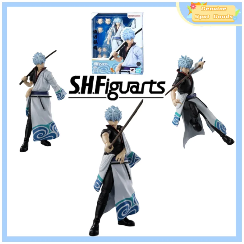 

Genuine Bandai GINTAMA SHF Sakata Gintoki Anime Action Figures Model Figure Toys Collectible Gift for Toys Hobbies Children