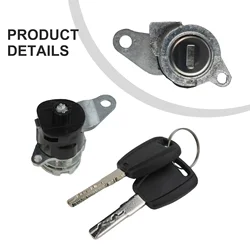 Door Lock Cylinder With 2 Keys Set Car Door Lock&Key Ignition Lock & Key For Fiat  For Ducato Relay 06-21