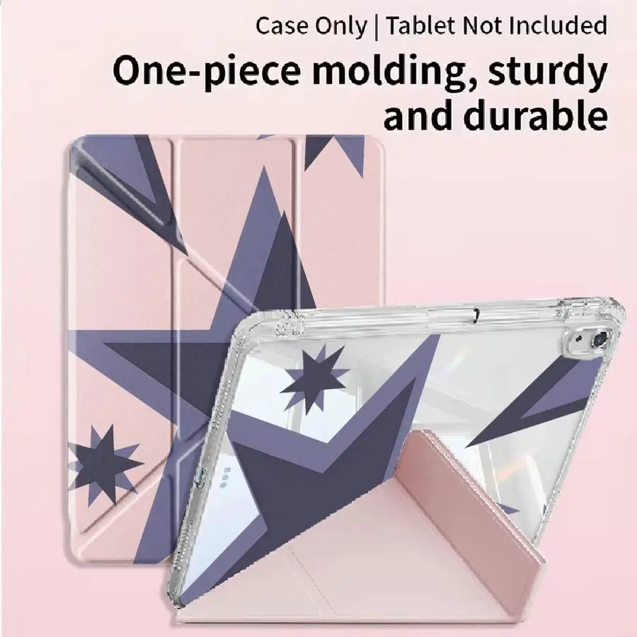 Star Drawing Pattern Holder Cover Tablet Case For iPad Mini 6 7 Pro 2025 Air 4 5 M3 M2 M4 11inch Pro 11th 10th 9th 8th 7th