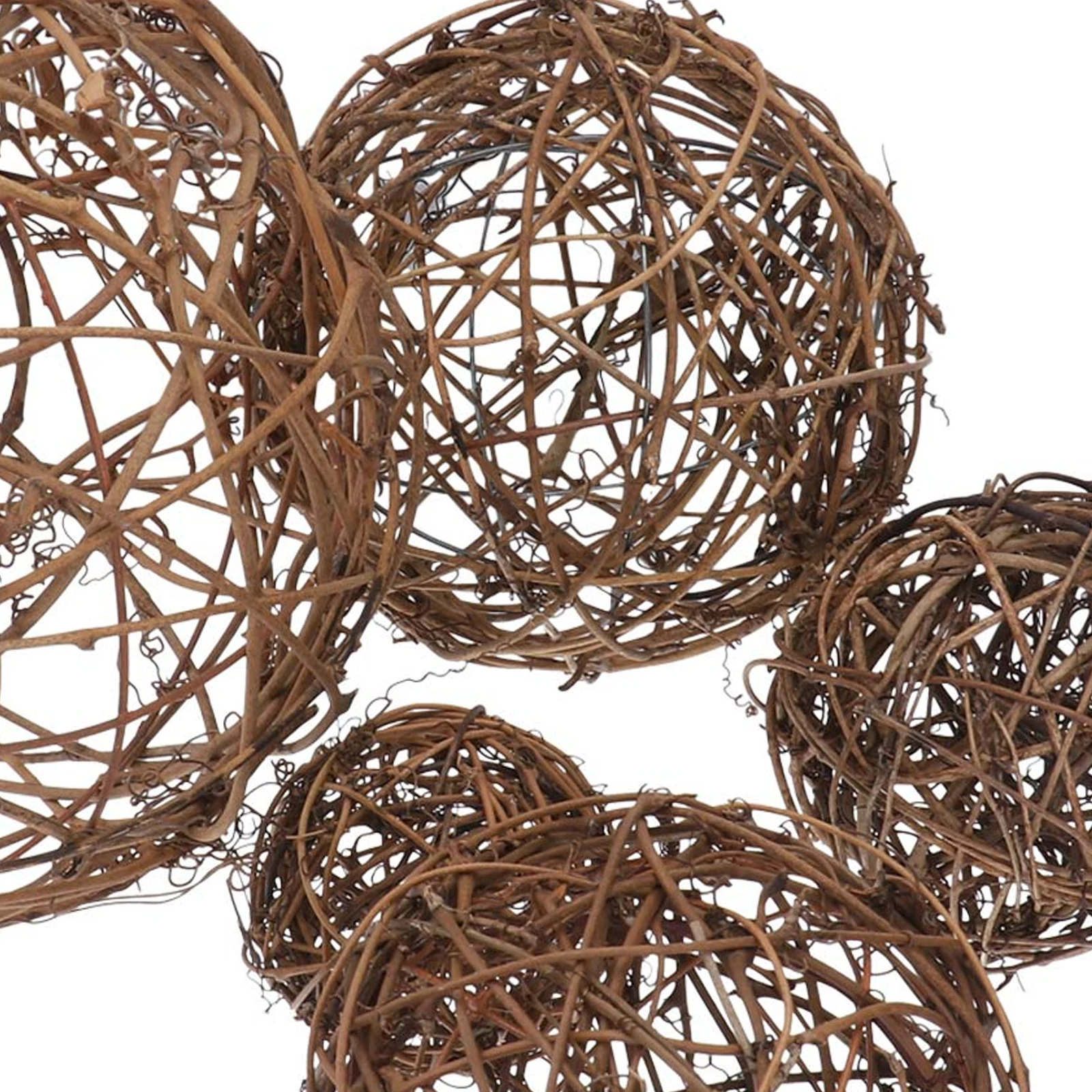 

8pcs Rattan Decorative For Rattan Balls Party Wedding Christmas Diy Craft Home Bar Ktv School Decoration Props