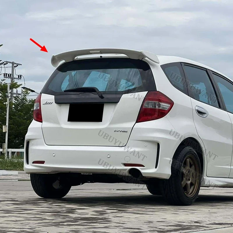 For Honda Fit Jazz ABS Rear Trunk Lid Car Spoiler Wings 2008 2009 2010 2011 2012 2013