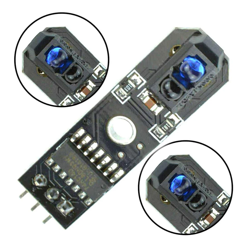 2pcs DC 5V IR Infrared Line Track Follower Sensor TCRT5000 Obstacle Avoidanc For Arduino AVR ARM PIC DC 5V Diy