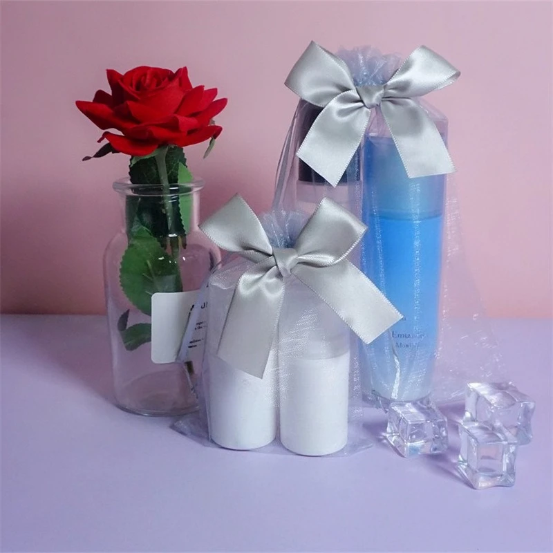 Coffret cadeau de fête, 50 pièces/sac, accessoire avec ruban pour noël et Expression, cône comestible, guérir et décoloration, guérir comestible