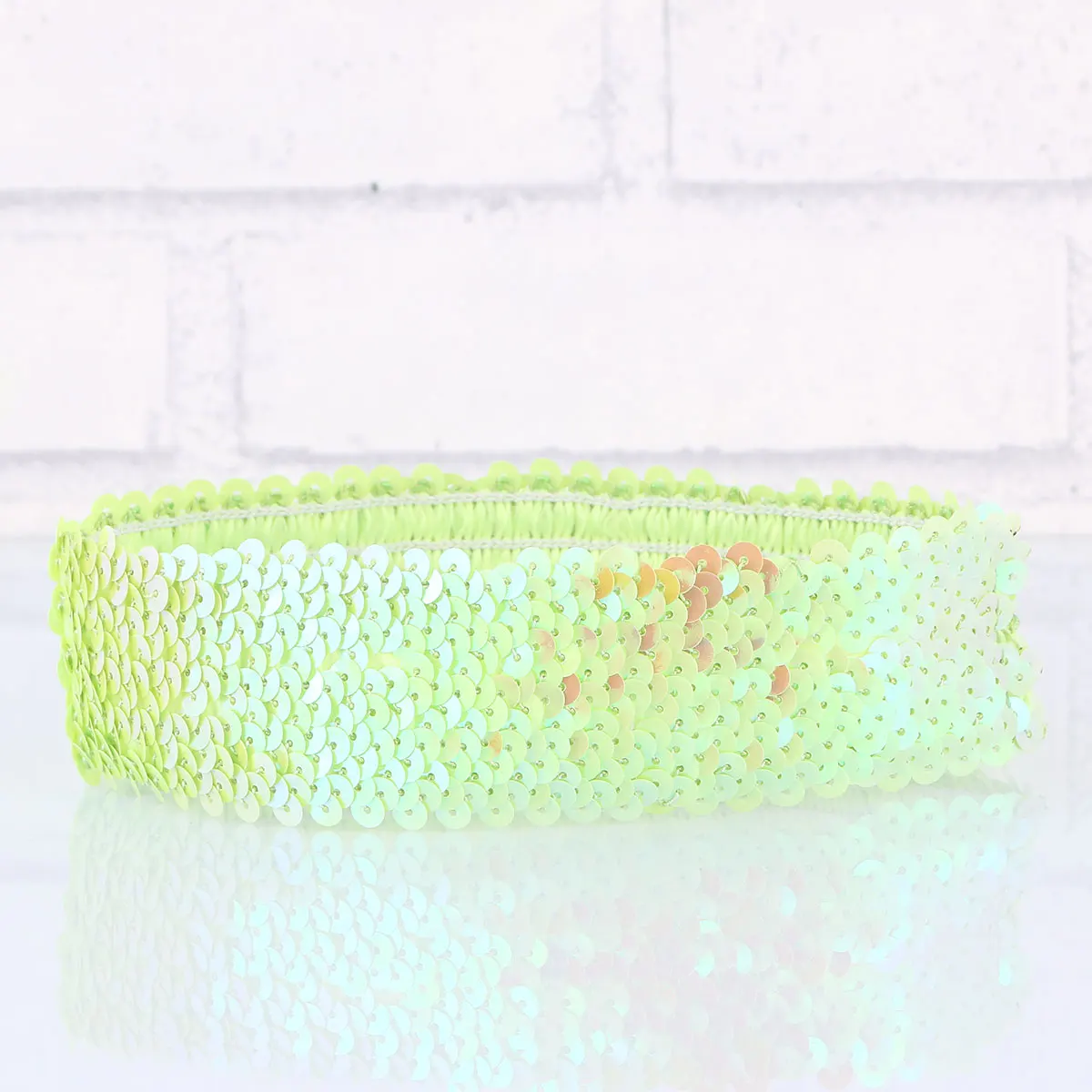 

Glitter Headbands Sports Hairband Elastic Sequin Hair Band Women Girls Yellow Green Creative Party Carnival Cosplay Accessory