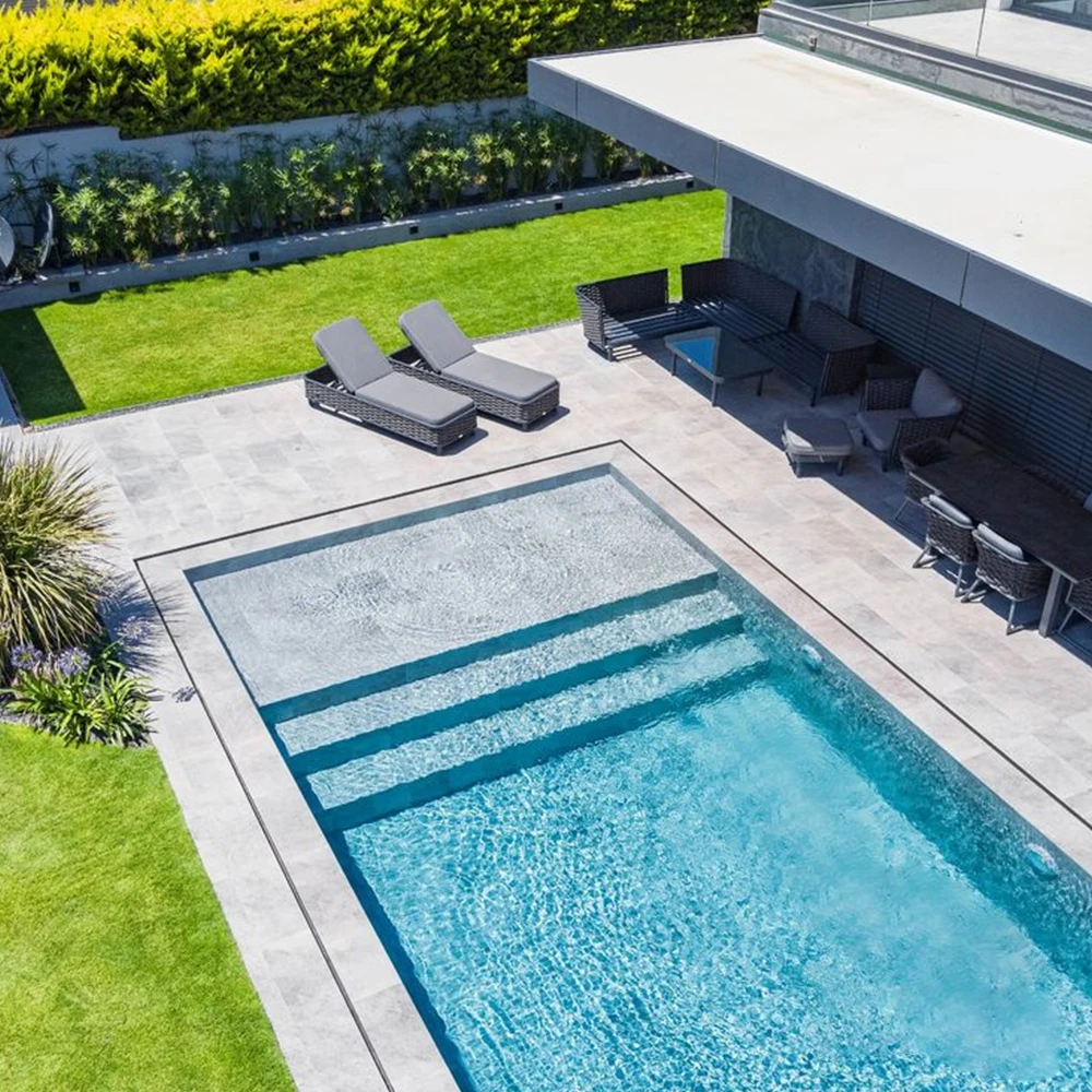 Hot Sale Leisure Swimming Pool Home Outside Swim Spa Swimming Pool Outdoor Composite Fiberglass Swimming Pool Price for USA