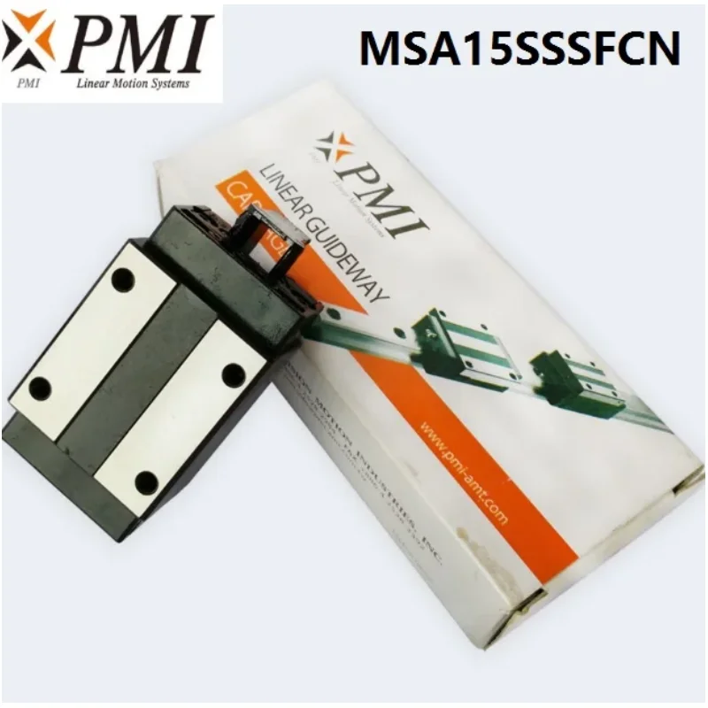 

Original Taiwan PMI block MSA15S-N MSA15SSSFCN linear guideway sliding Carriage MSA15S for CO2 laser machine CNC router