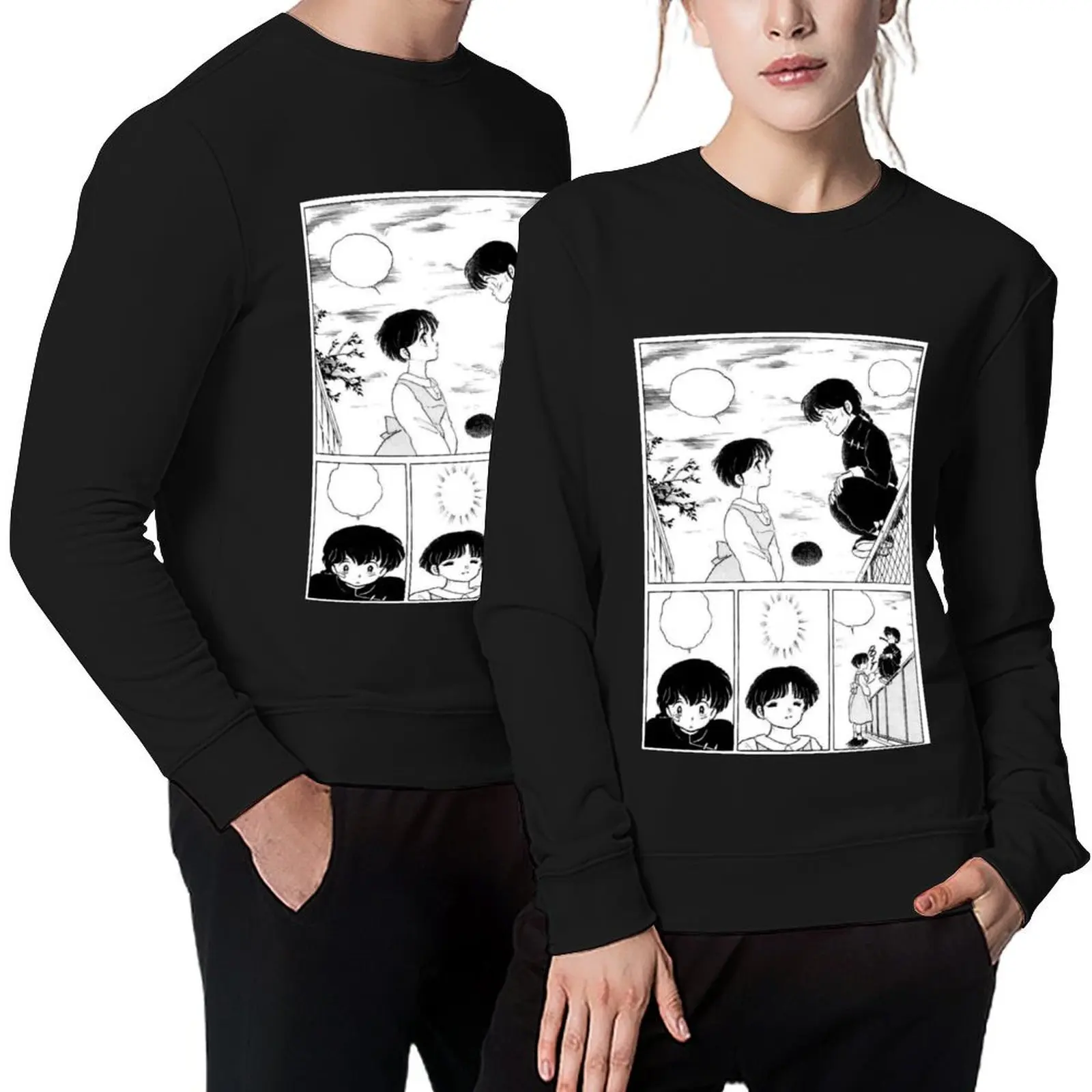 

Ranma and Akane Love - Ranma 1/2 Collection Pullover korean style clothes men's clothes autumn men clothing men's sweatshirts