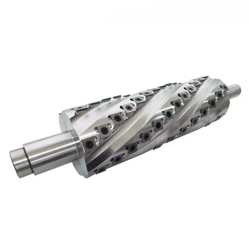 

Customized High Quality Woodworking Spiral rHead With Carbide Inserts For Wood Planer Machines qianli