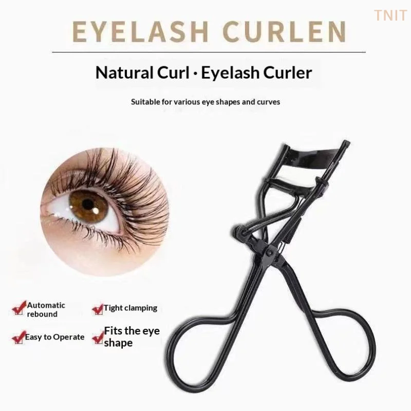 [J] Professional Eyelash Curler Spring Loaded Design Long Lasting Curls 2 Color Choices For Daily Makeup Home Use