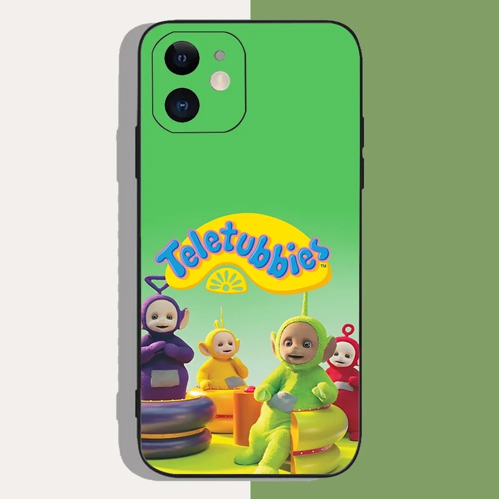 Cute T-Teletubbies Phone Case For Iphone 15 11 13 14 Pro Max 7 8 Plus X Xr Xs Max Se2020 12mini Cover Case