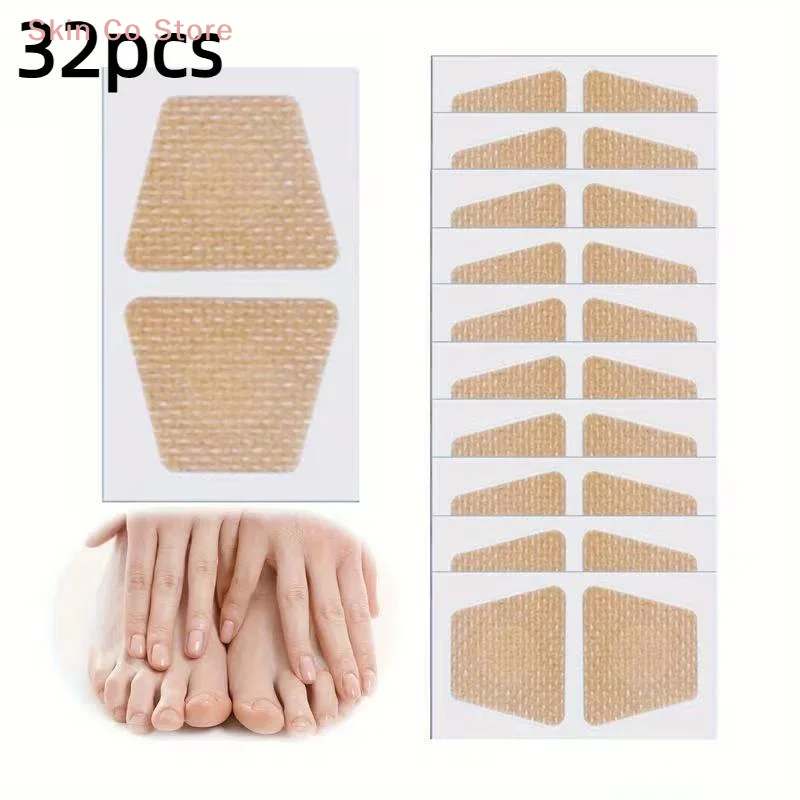 [CO]32Pcs Waterproof Toenail Fungus Repair Patches Ingrown Nail Correction Sticker For Discolored Damaged Nail Foot Care[CO]