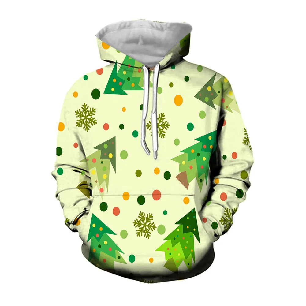 

Jumeast 3D Christmas Mens Hoodies With Aesthetic Pattern Festival Baggy Clothing Fashion Oversized Hoodie Streetwear Pullover