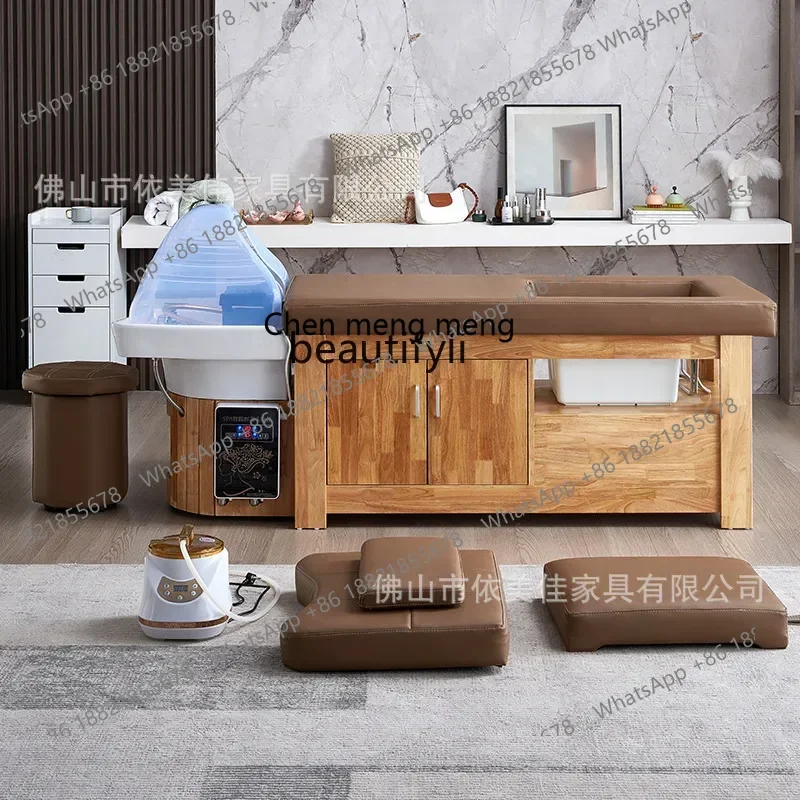 

Z189 Терапия ног из цельного дерева, терапия головы, циркуляция воды, шампунь, кровать, красота, фумигация, массаж, многофункциональный интегрированный t