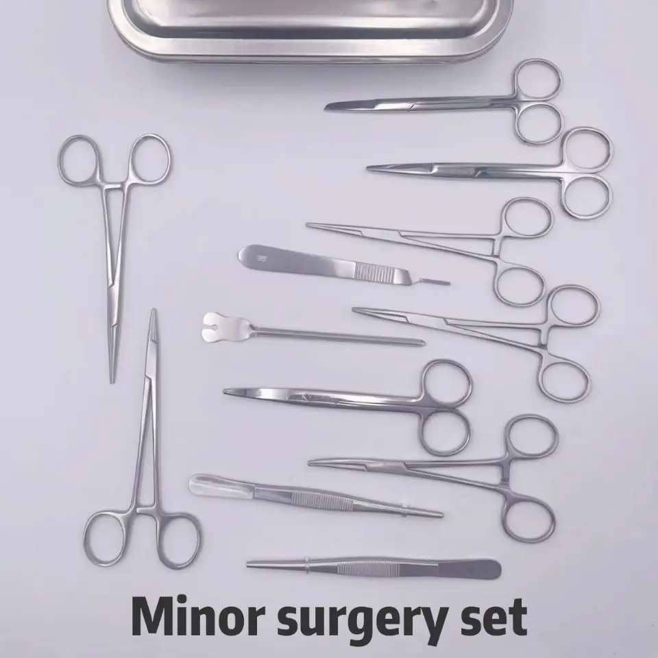 Stainless Steel Basic Birth Instrument Kit Obstetric Midwife Kit Various Obstetric Instrument Kit Components