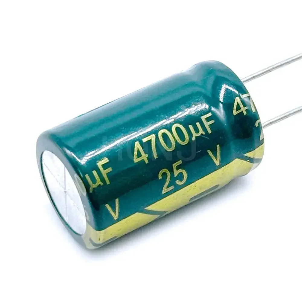 2PCS Only good quality 25V 4700UF 16*25 high frequency low impedance aluminum electrolytic capacitor 4700uf 25v 25v4700uf 20%