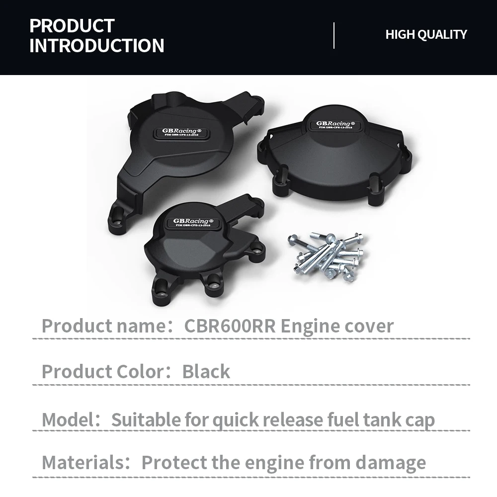 CBR600RR 2024 Motorcycle Engine Protection Cover For HONDA CBR600RR 2007 - 2024 Moto Engines Protections Covers Set