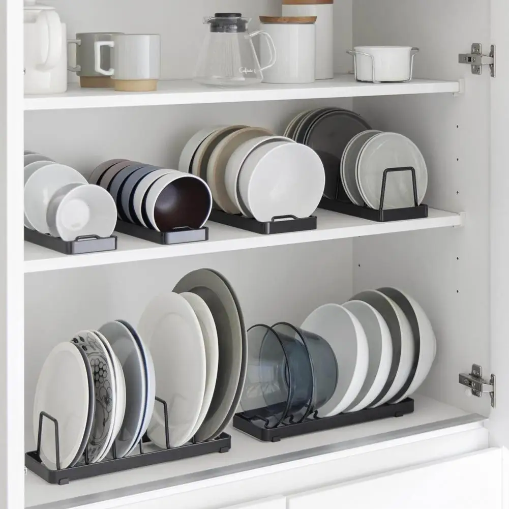

Vertical Dish Rack Metal Drying Rack Large Capacity Strong Load-bearing Kitchen Countertop Dish Holder Pot Lid Organizer