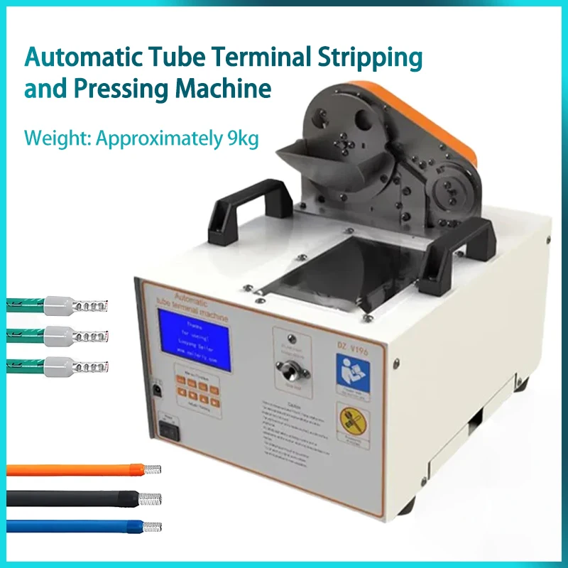 European Style Automatic Pin Terminal Crimper with Wire Stripping And Peeling for BVR Cable 0.5-2.5mm² - Wire Crimping Machine