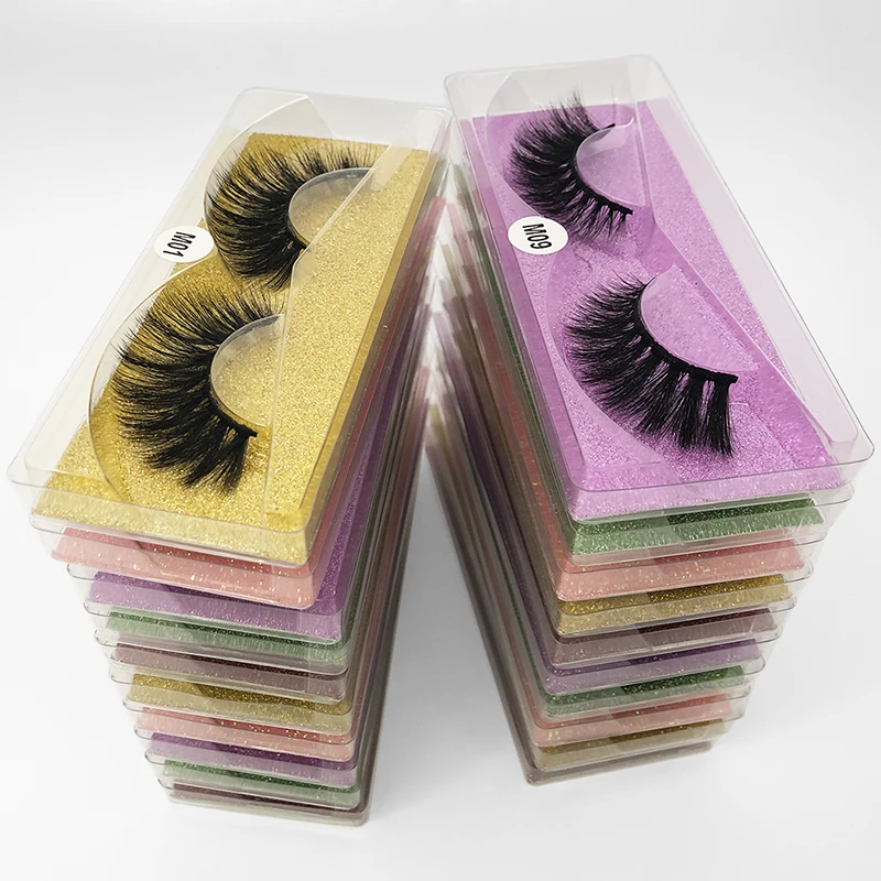 20 Pairs Lashes Bulk Wholesale Natural Fluffy Wispy False Eyelashes Pack Makeup Soft Thick Fake Eyelash 3d Lashes Bulk