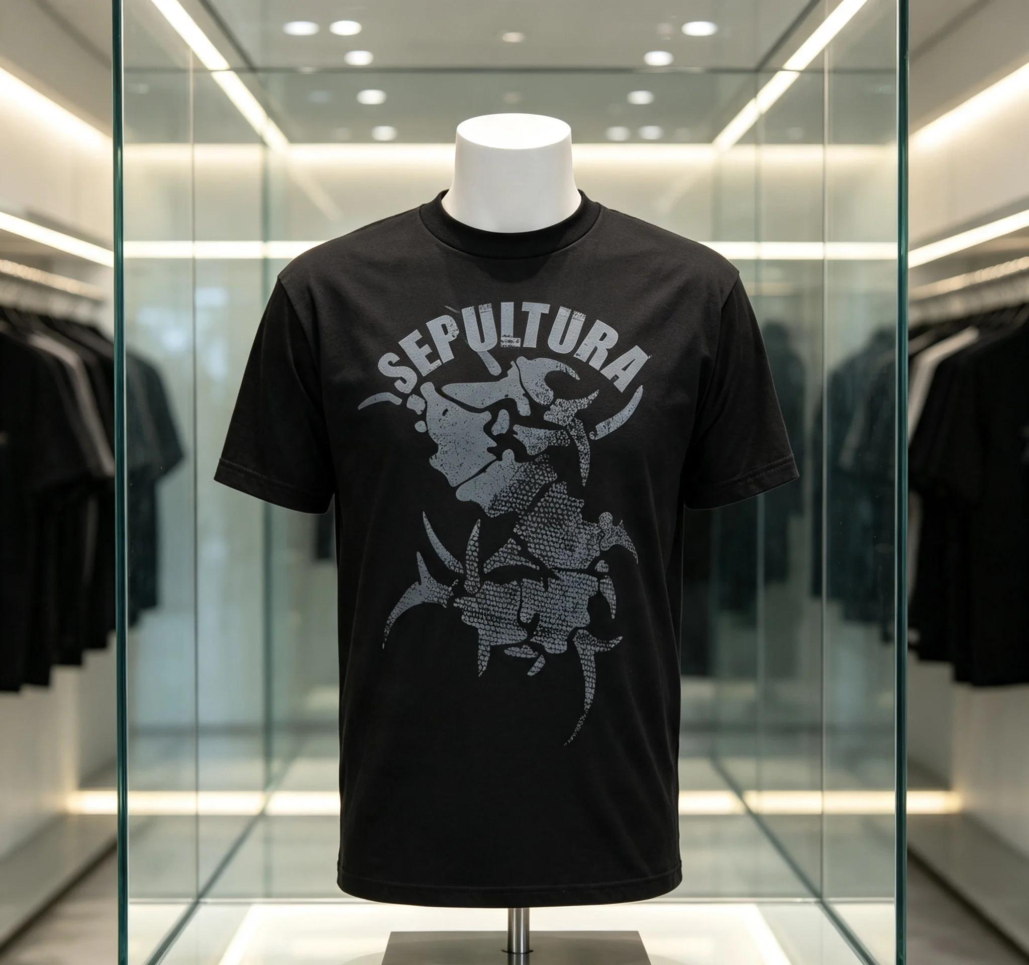 Street Fashion Logo - Sepultura Desert Camouflage S Logo Band