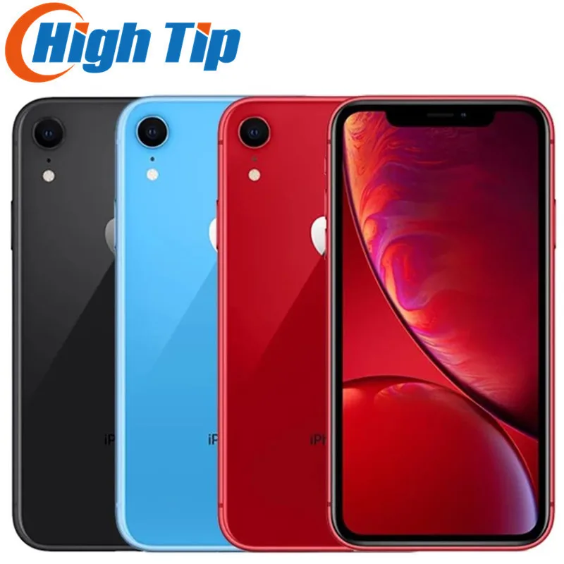 Apple iPhone XR xr Unlocked RAM 3GB ROM 64GB/128GB /256G Mobile Phone 4G LTE 6.1 Hexa-core 12MP Fingerprint  used Smartphone