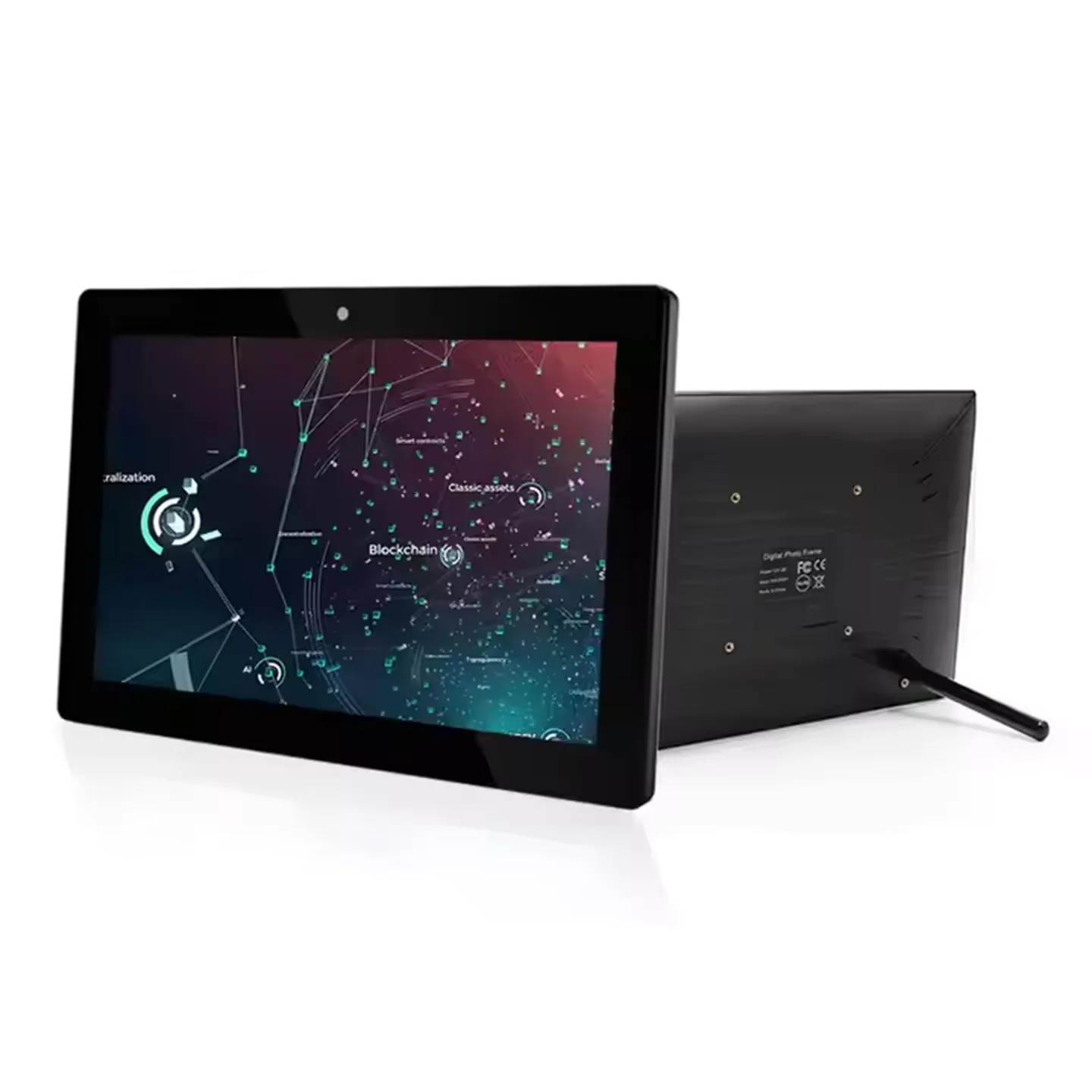 Wall Mounted 10.1 Inch  Commercial Tablet with Capacitive Touch Screen POE Monitoring Camera for Smart Home Desktop