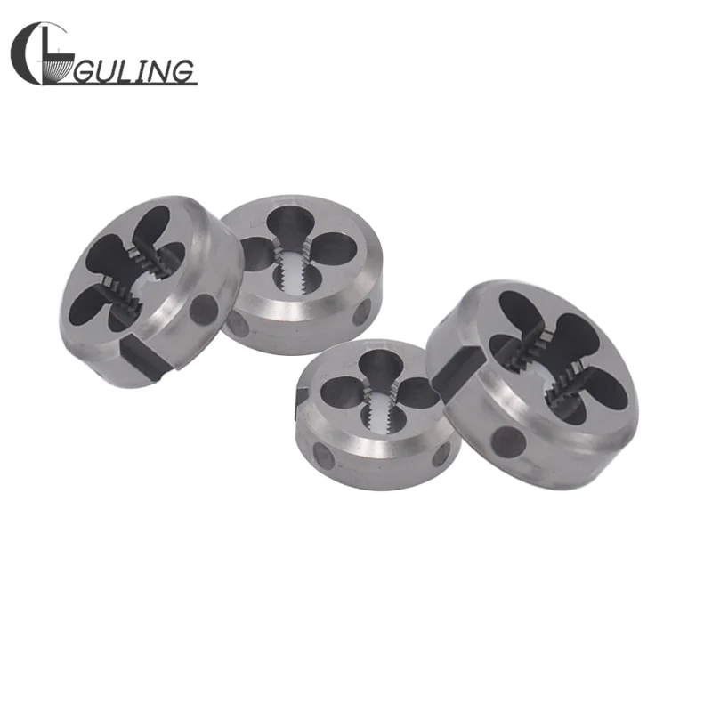 HSSE Metric Fixed Round Die M0.8 M2 M3 M4 M5 M6 M8 M10 M12 M14 M16 X0.4 X0.5 X0.7 X0.8 X1 X1.25 X2 Thread Screw Threading Dies