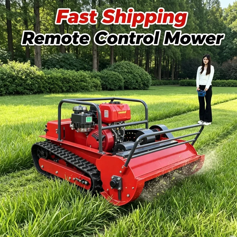 Customized New Arrival Zero Turn Lawn Mower Remote Control Lawn Mower Lawn Mower Robot For Orchard Lawn