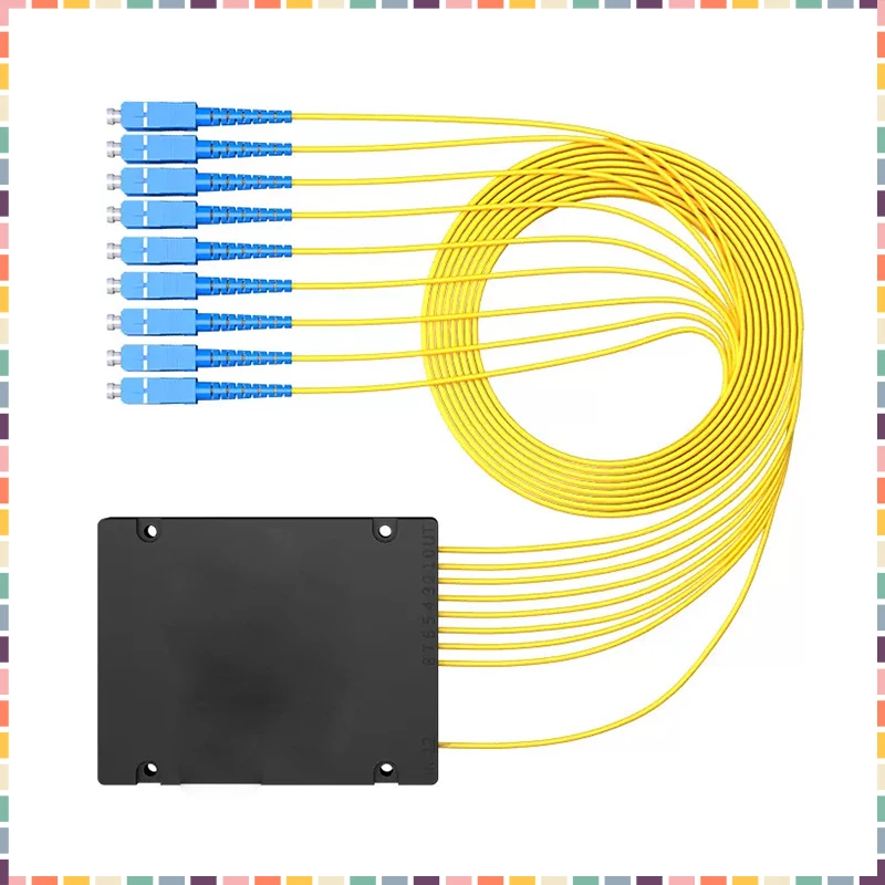 

Оптоволоконный сплиттер 1x4 1X8 SC /UPC, оптоволоконный разветвитель из АБС-пластика, PLC SC UPC, FTTH Box, бесплатная доставка, 10 шт.