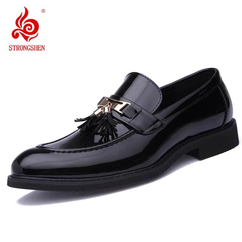 

Мужские кожаные туфли с кисточками, модельные туфли, классические роскошные оксфорды, кожаные туфли, мужская деловая повседневная обувь для вечеринок, мокасины для вождения