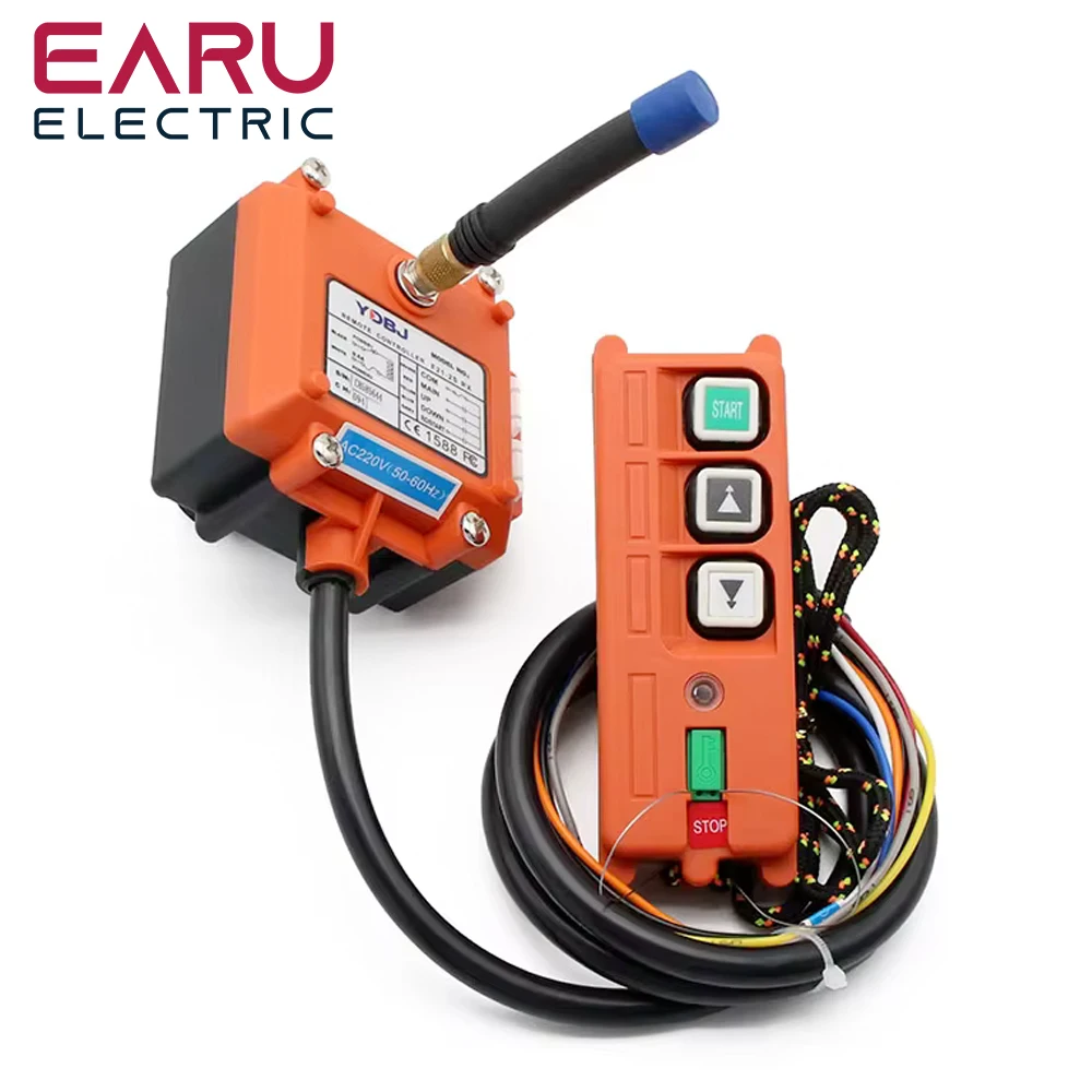 

Wireless Industrial Remote Controller Electric Hoist Remote Control Winding Engine Sand-blast Equipment Used F21-2S 3 Button