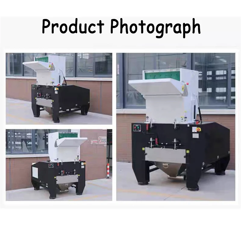Industrial Double Shaft Plastic Shredder Crusher for PE PET PVC PP PC Materials Waste Bottle Crushing Machine