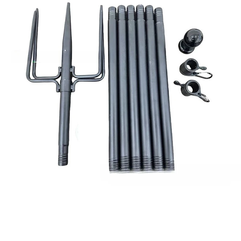 For splicing heavy duty flagpole 5 fork base flagpole holder garden decoration