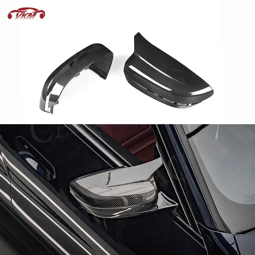 

Dry Carbon Fiber Door Side Rearview Mirror Cap Trim Shell Covers For BMW 2 3 4 Series G42 G20 G22 G23 G26 2020+ LHD RHD Styling